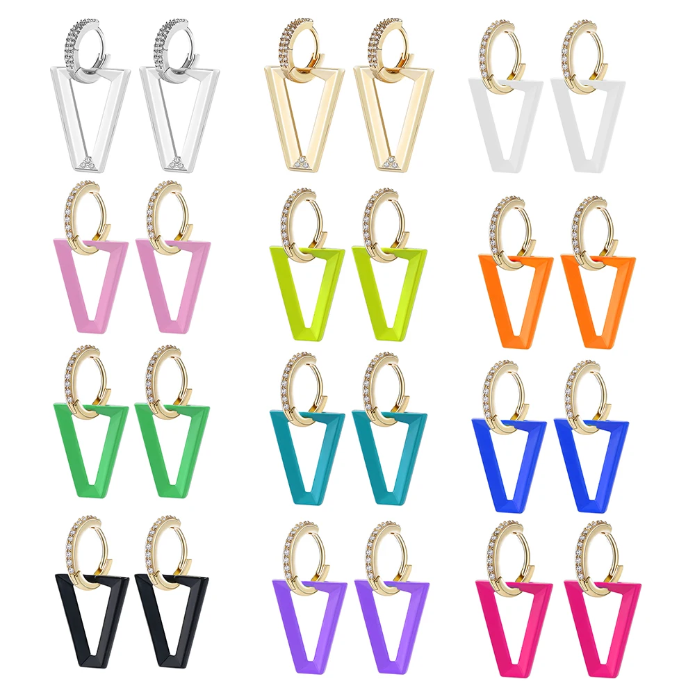 2 шт. неоновый зеленый флуоресцентный подвесной светильник в виде треугольника