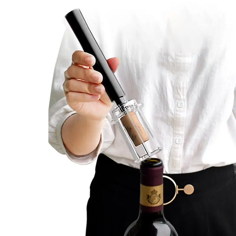 

1PC Air Pump Wine Bottle Opener Air Pressure Vacuum Stainless Steel Red Wine Stopper Beer Lid Opener Corkscrew Kitchen Bar Tool