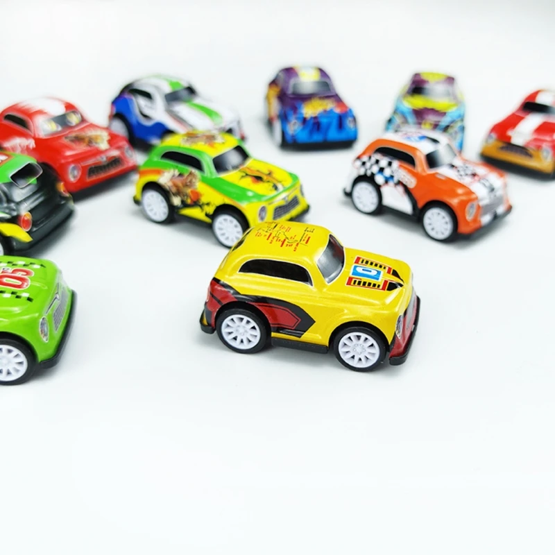 D7WF Mini 3 шт./компл. инерционные игрушечные машинки случайного цвета модель