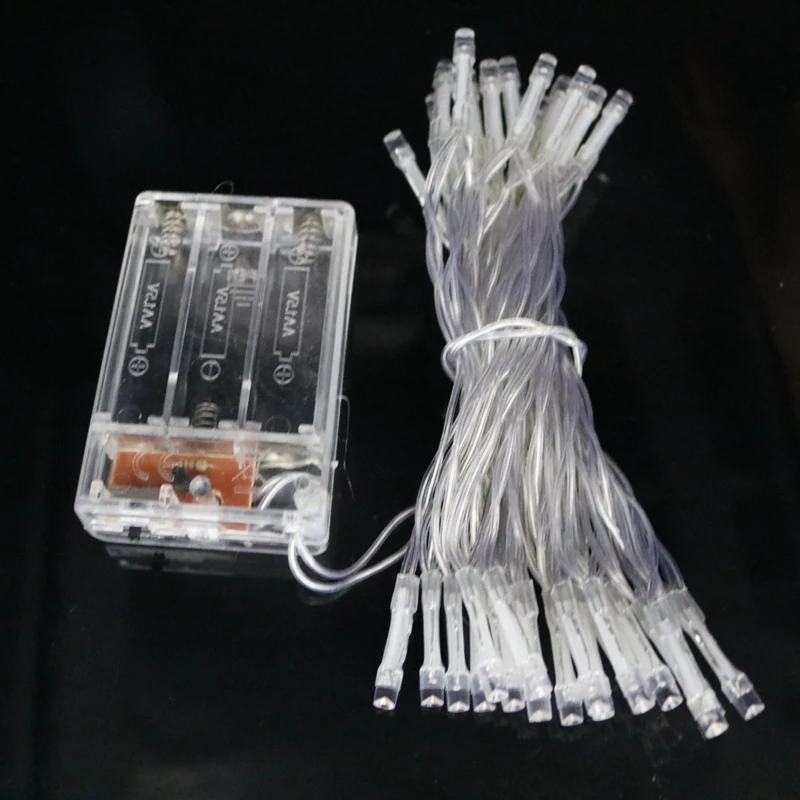Мини гирлянда 4 м на батарейках 40 светодиодов 9 цветов|string light switch|string lights outsidelight bulb