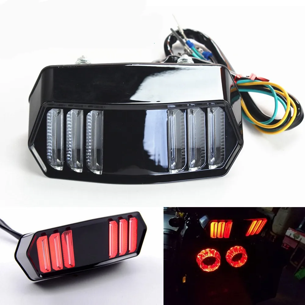 1 шт. мотоциклетные светодиодный фонарь остановка хода предупреждение о тормозе