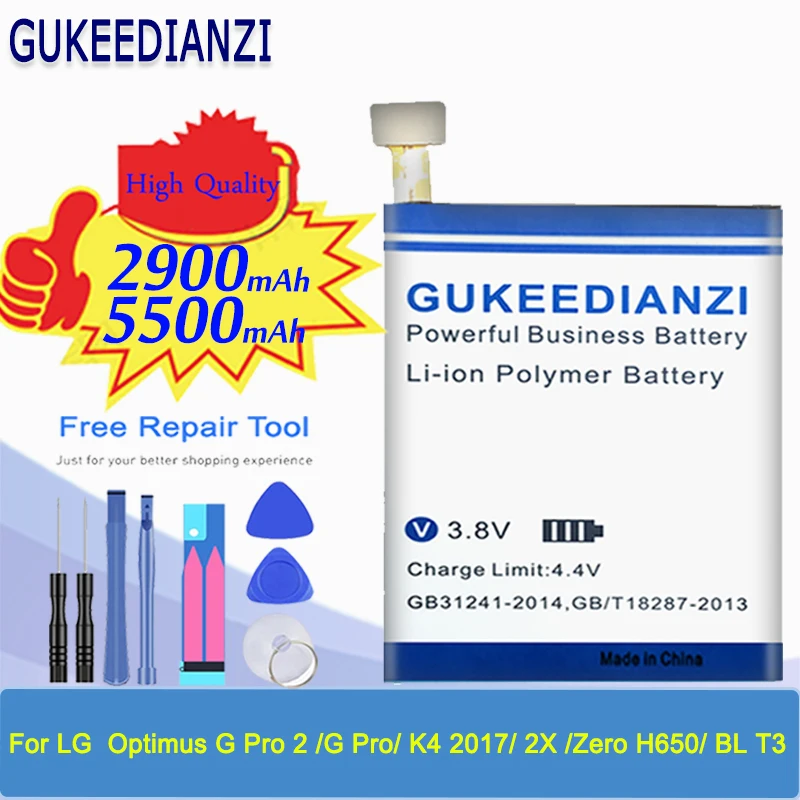BL T3 Аккумулятор для LG P895 F100 F100L F100S VS950 Optimus Vu G Pro 2/G Pro/K4 2017/2X /Zero H650/Batteria|Аккумуляторы