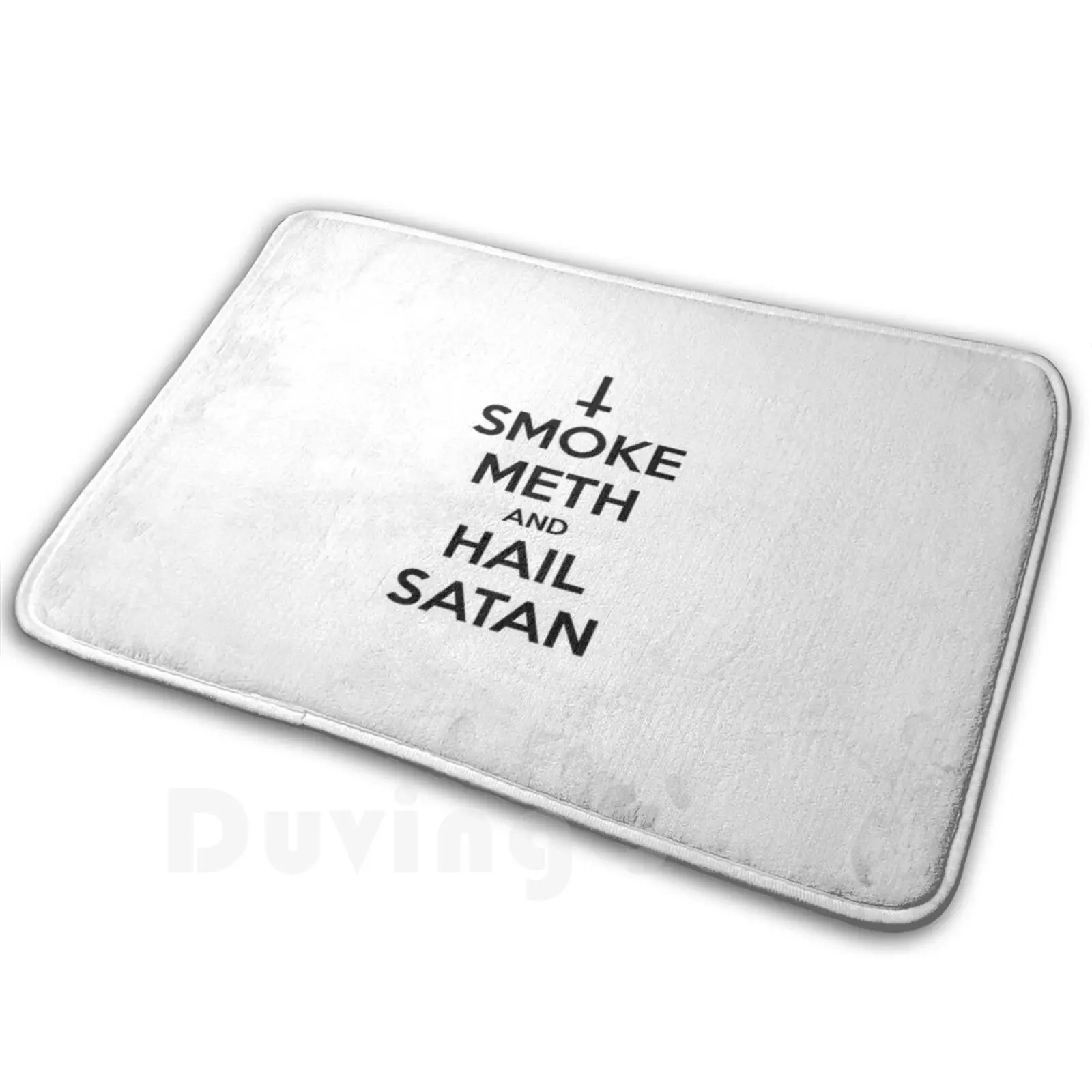 Дымовой коврик мягкий нескользящий с изображением лекарства сатаны Люцифера |