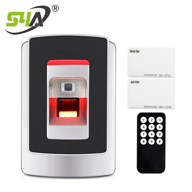 F5 IP68 водонепроницаемая система контроля доступа по отпечаткам пальцев Rfid Контроль доступа Лер Wiegand 26 считыватель отпечатков пальцев антивандальный Открыватель двери - Цвет: F5