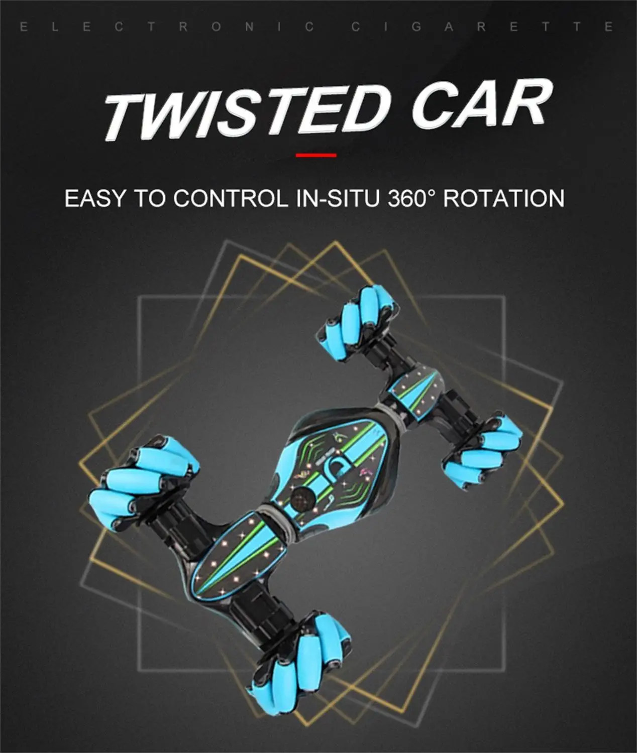 Трюковый Радиоуправляемый автомобиль 4WD с датчиком жестов и дистанционным