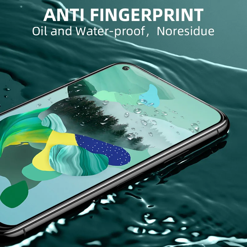 

Full Cover Tempered Glass For Huawei P Smart 2019 Screen Protector on Huawei Honor 9S 9A 9C 9X Lite Nova 5T 6 SE 7i 7 Front Film