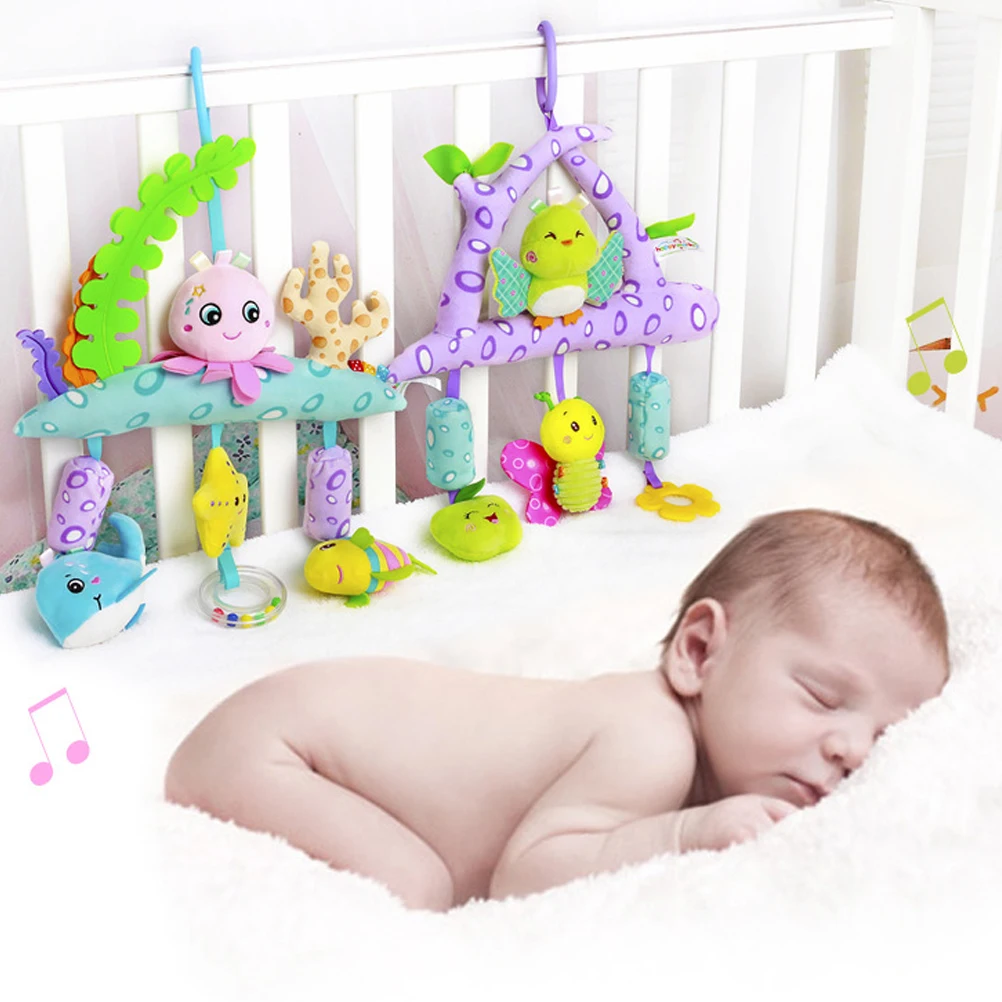 Детская погремушка игрушка милый мультфильм моделирование животных кроватка