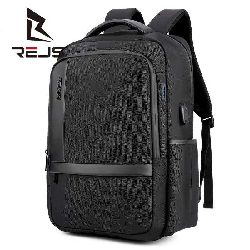 

Новый деловой рюкзак REJS 2021 из ткани Оксфорд, мужские рюкзаки для ноутбука 15,6 дюйма, повседневные мужские городские рюкзаки, водонепроницаем...