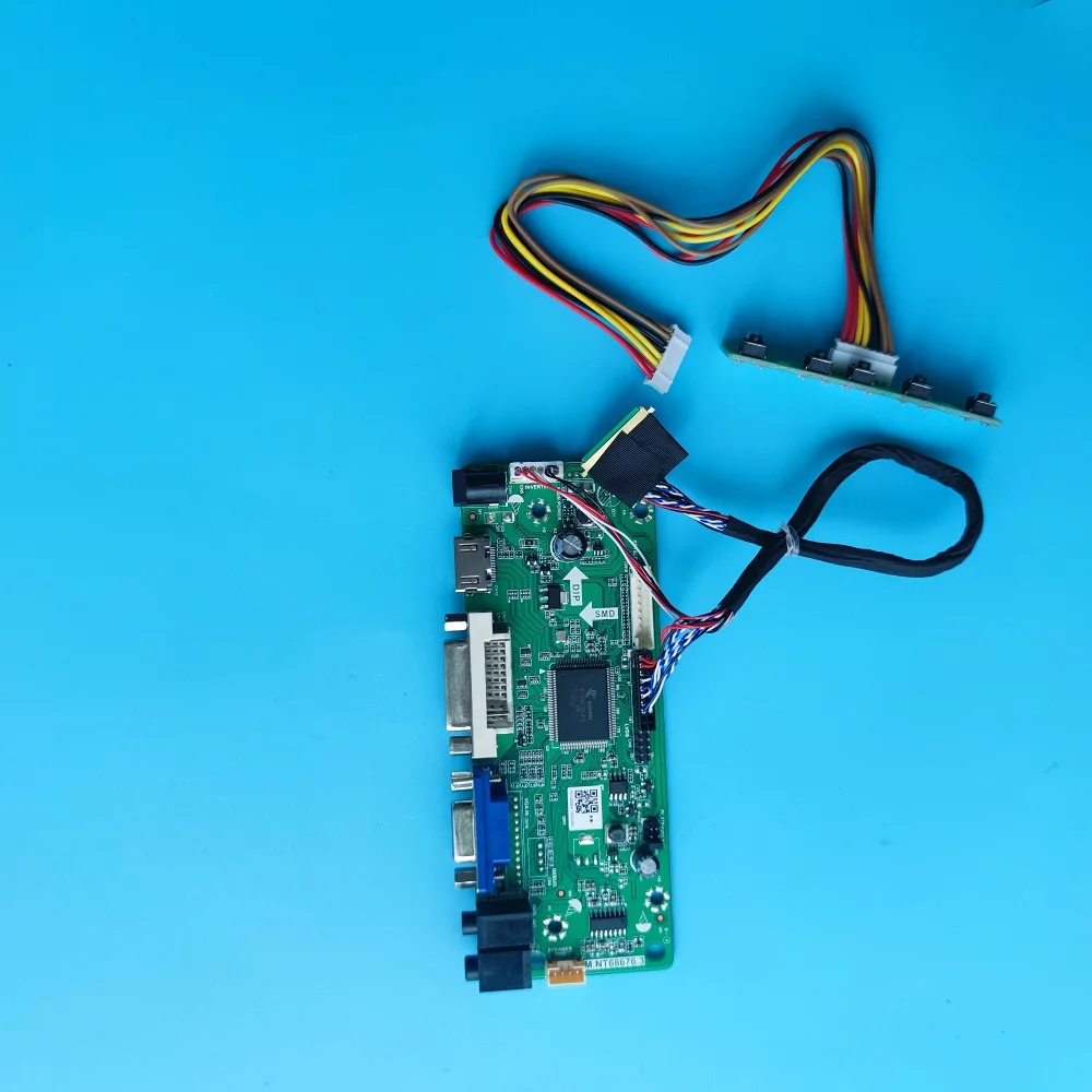 

Kit M.NT68676 DVI HDMI-compatible DIY LED VGA LCD Controller board for N156BGE-L31/L41 LED 1366X768 panel Screen monitor 15.6"
