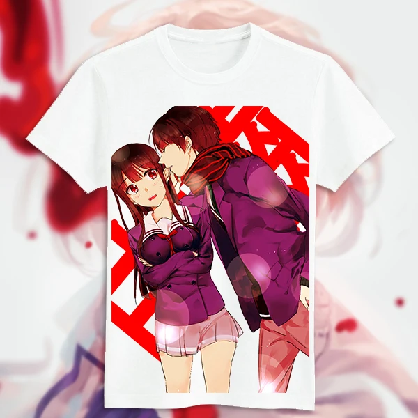 Футболка для косплея из японского аниме за пределы границы летняя футболка с