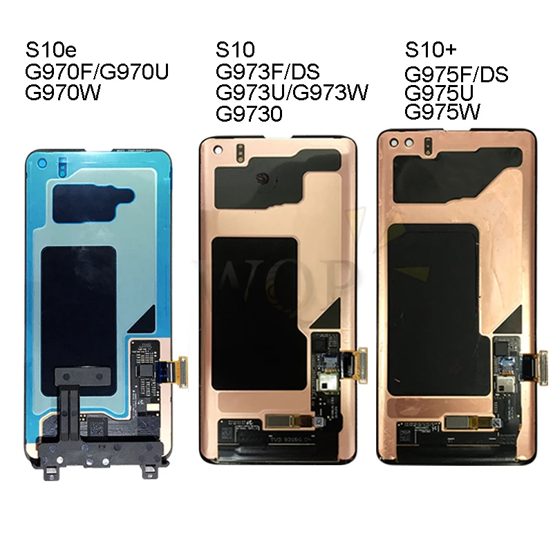 Для Samsung Galaxy S10 lcd G9730 2019 + G975 ЖК дисплей с сенсорным экраном дигитайзер в сборе для