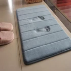 Абсорбирующий нескользящий ковер для ванной комнаты 2021, современный домашний коврик для ног для туалета, спальни, балкона, маленькие ковры, серые кухонные напольные протекторы