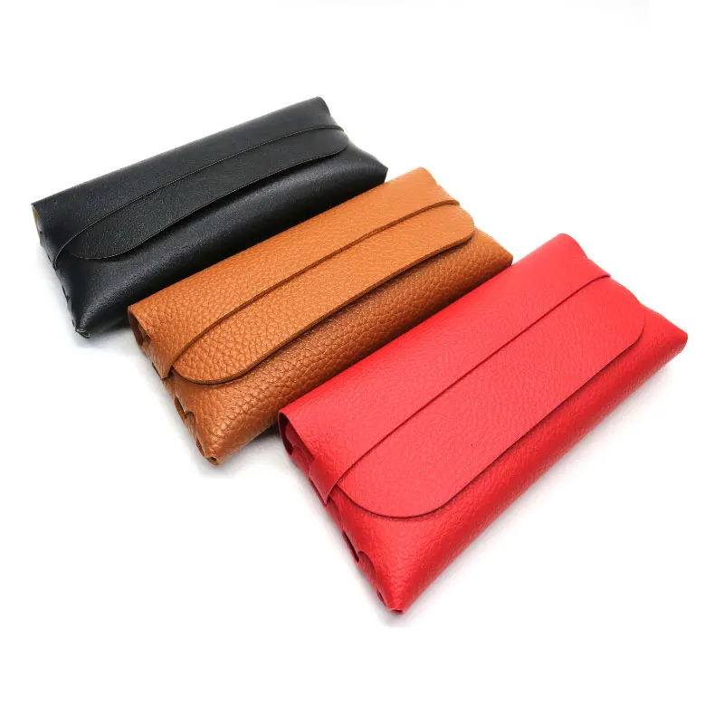 

Fashion Travel Glasses Sunglasses Glasses Case Ladies Handbag Wallet Vintage Leather Easy To Carry Multifunctional Glasses Case