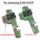 Для Samsung Galaxy A10S A107F док-разъем Micro USB зарядное устройство порт зарядного устройства гибкий кабель платы с микрофоном запасные части