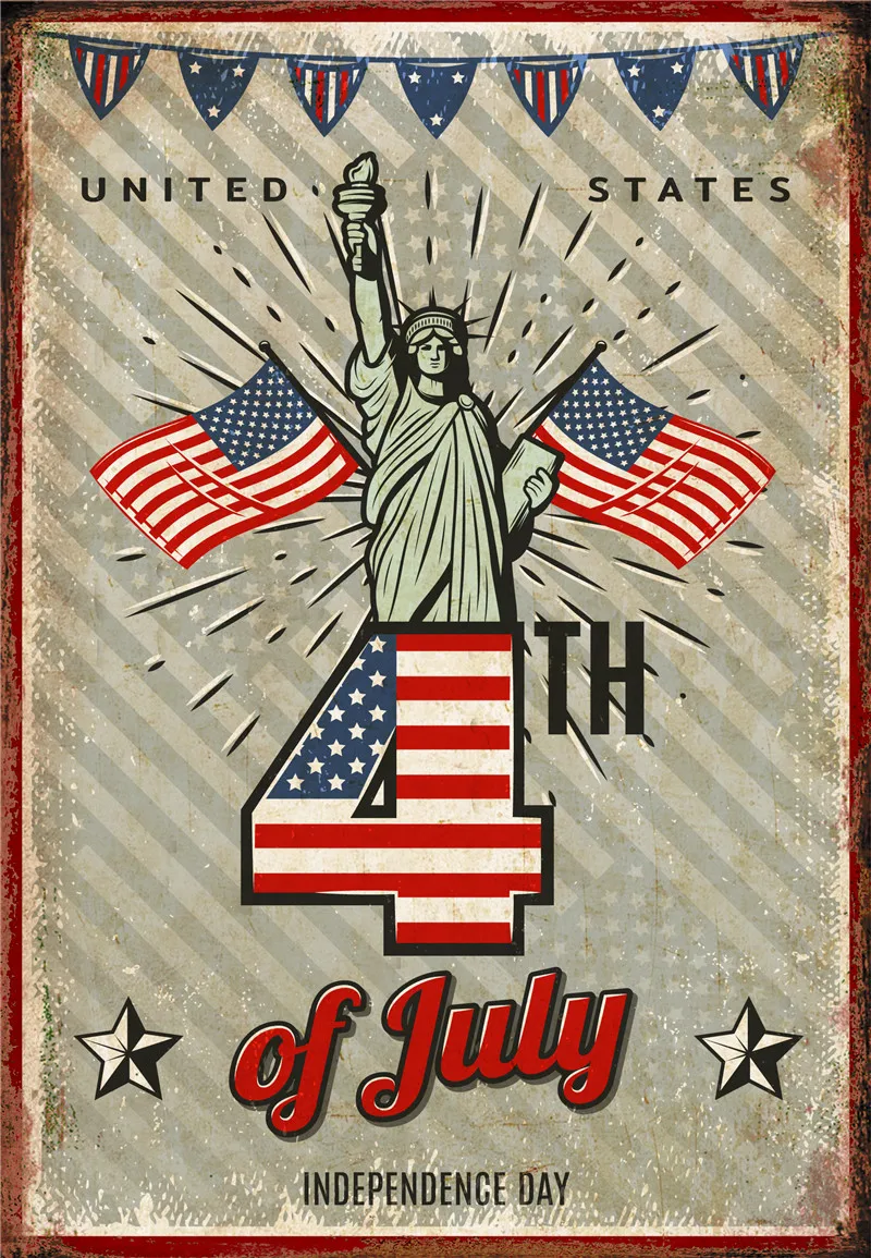 

Металлический знак, украшение для дома, аксессуары для бара, искусственный американский флаг, Декоративные плакаты, наклейки