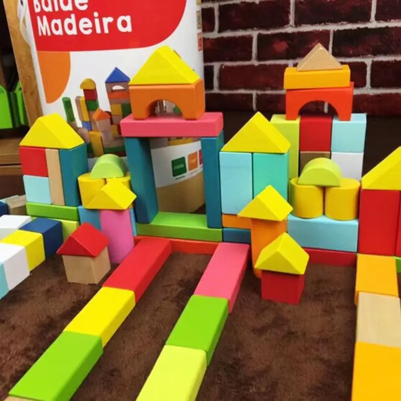 

100 pieces of children's building block toys interactive early education toys