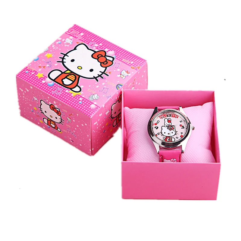 Disney Mickey Children's Watch boy's and girl's Cartoon Gift with Box Toy Exquisite quartz watch birthday Party Gifts | Игрушки и