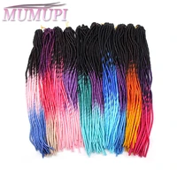 hairpiece dreadlocks hairstyle synthetic braids hair extension for women mens braid hair ombre blue green pink red mumupi