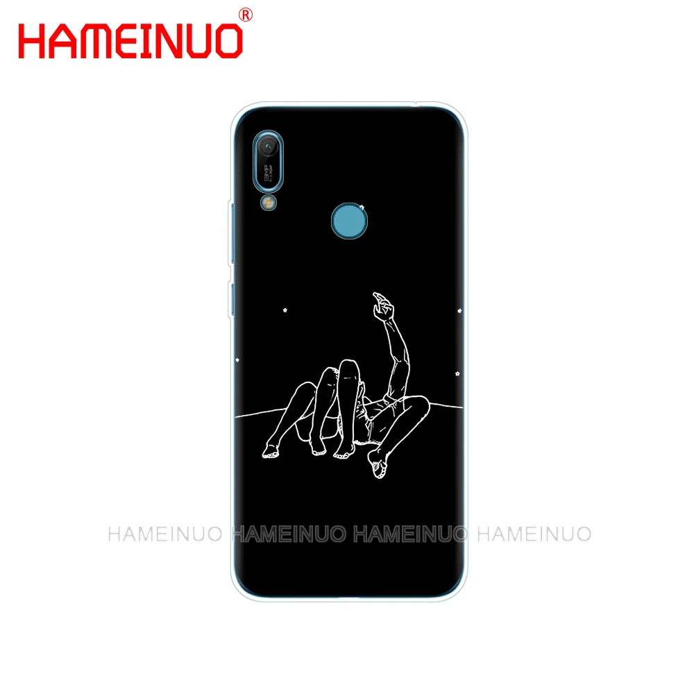 43404 Силиконовый чехол для huawei Y5 Y6 Y7 Y9 PRO PRIME honor 8s 8a 20 LITE PRO 10i view 20 V20 Love Heart Flower Rose Girl - Цвет: 43404