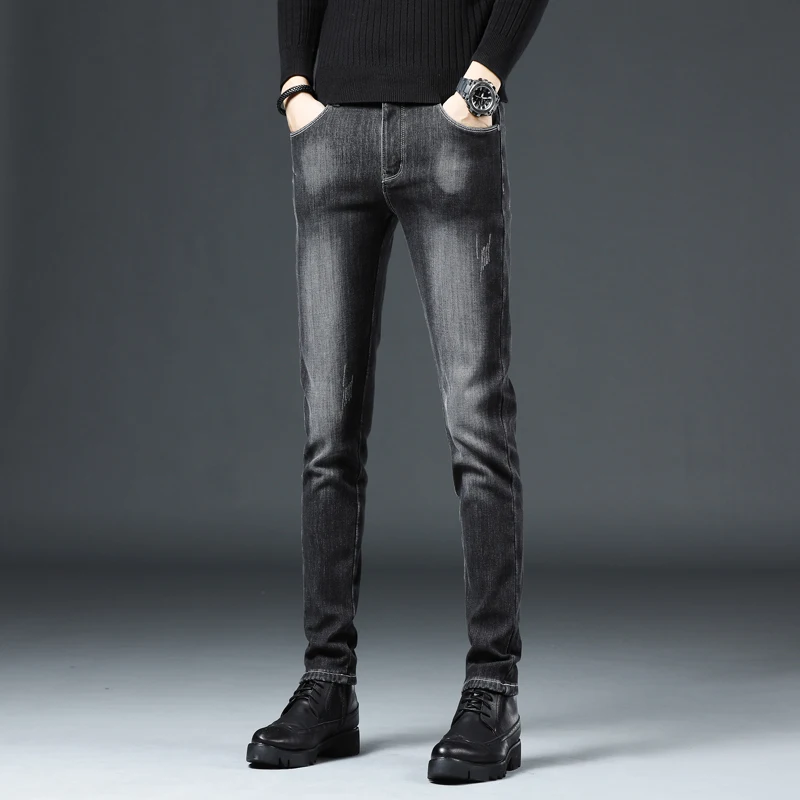 

2021 Casual Wide Leg oversize Men's pants baggy Jean Cargo Denim Overalls Trousers Jeans For Men