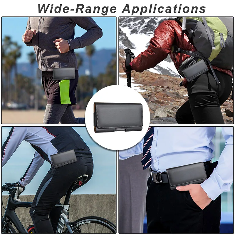 universal leather phone pouch for xiaomi redmi 9 9a 9c note 9s 8a 7 8 7a note 7 8 5 pro cover waist holster bag belt case fundas free global shipping