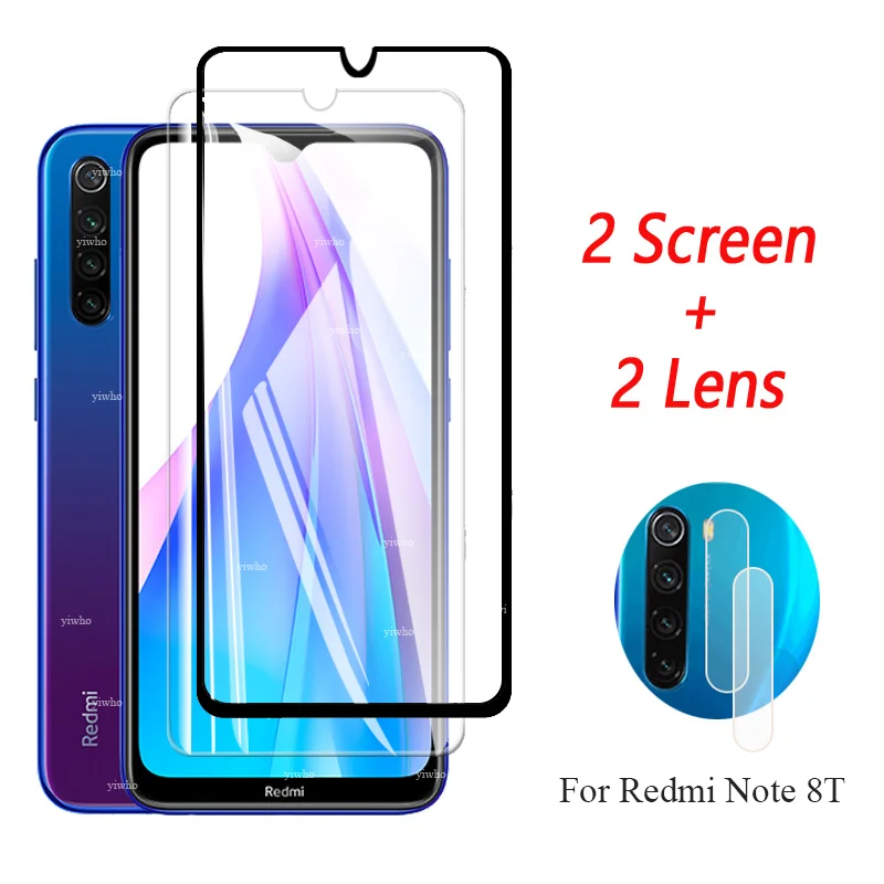 

Защитная пленка для экрана Redmi Note 8 T/Redmi Note 8 T/8 T/Full HD, закаленное стекло для объектива камеры Xiaomi Redmi Note 8 T, стекло