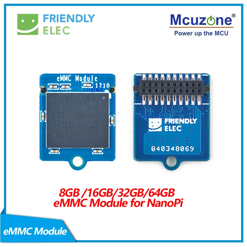 EMMC модуль 8 ГБ 32 64 Гб 16 для NanoPi M4 NEO4 RK3399 emmc-microSD TF адаптер | Компьютеры и офис