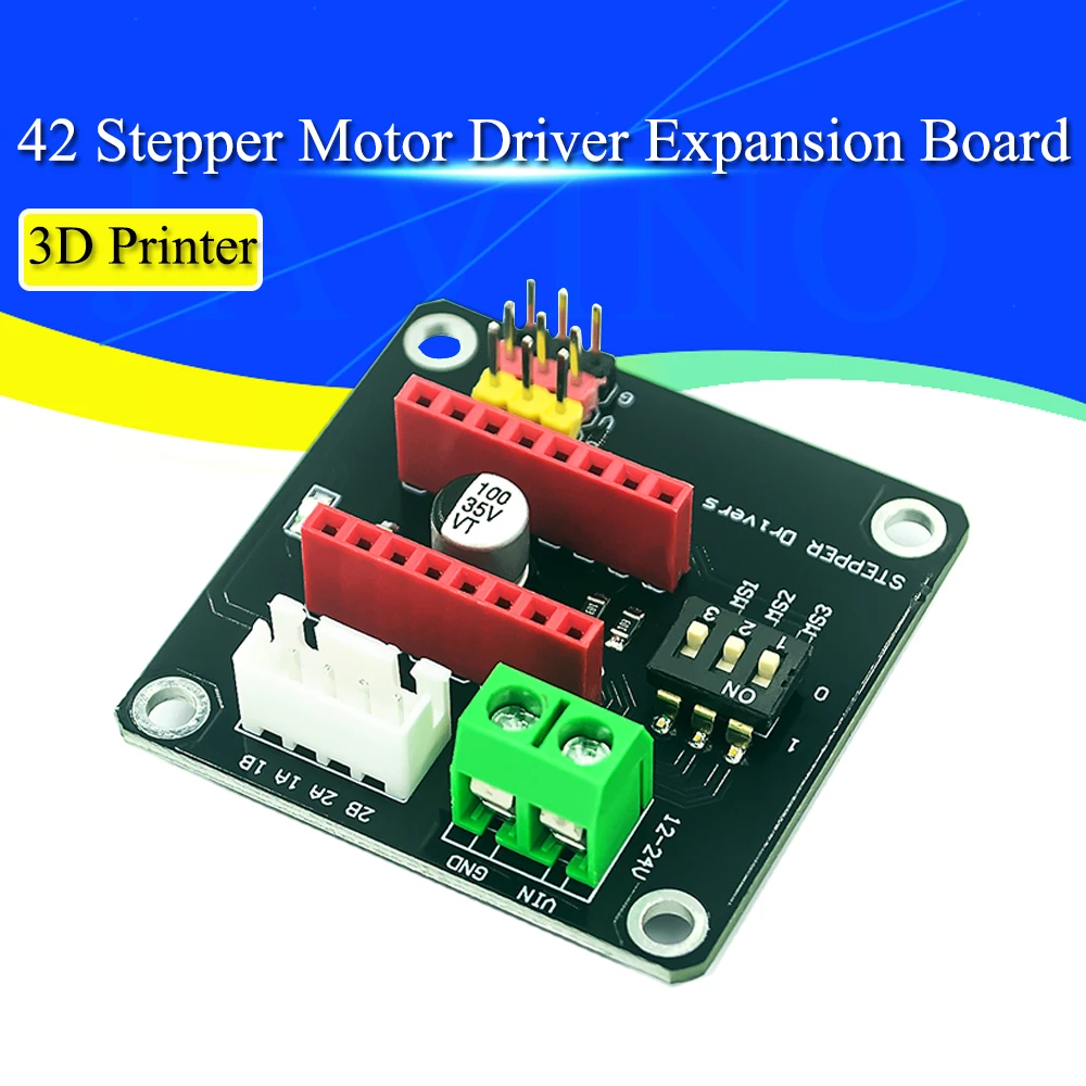 

42 Stepper Motor Driver Expansion Board DRV8825 A4988 3D Printer Control Shield Module For Arduino 3 Ramps1.4 DIY Kit