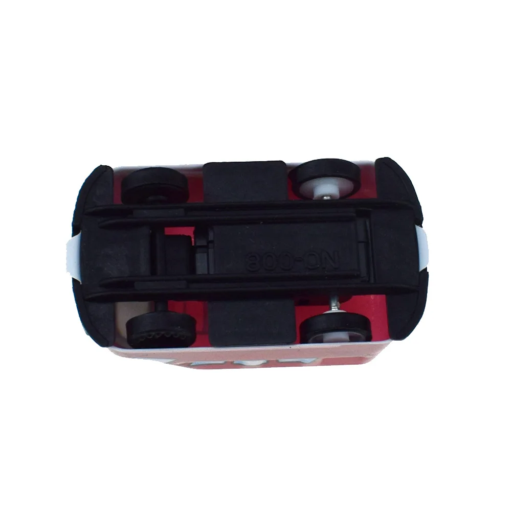 

New Children's Cartoon Shape PVC Soft Shell Pull Back Van Police Car Fire Truck Car Model Toy Give Boy Gifts Random