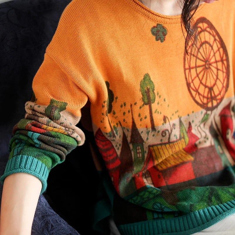 Осенний свитер Модный женский вязаный Свободный пуловер 2019 новые женские топы с