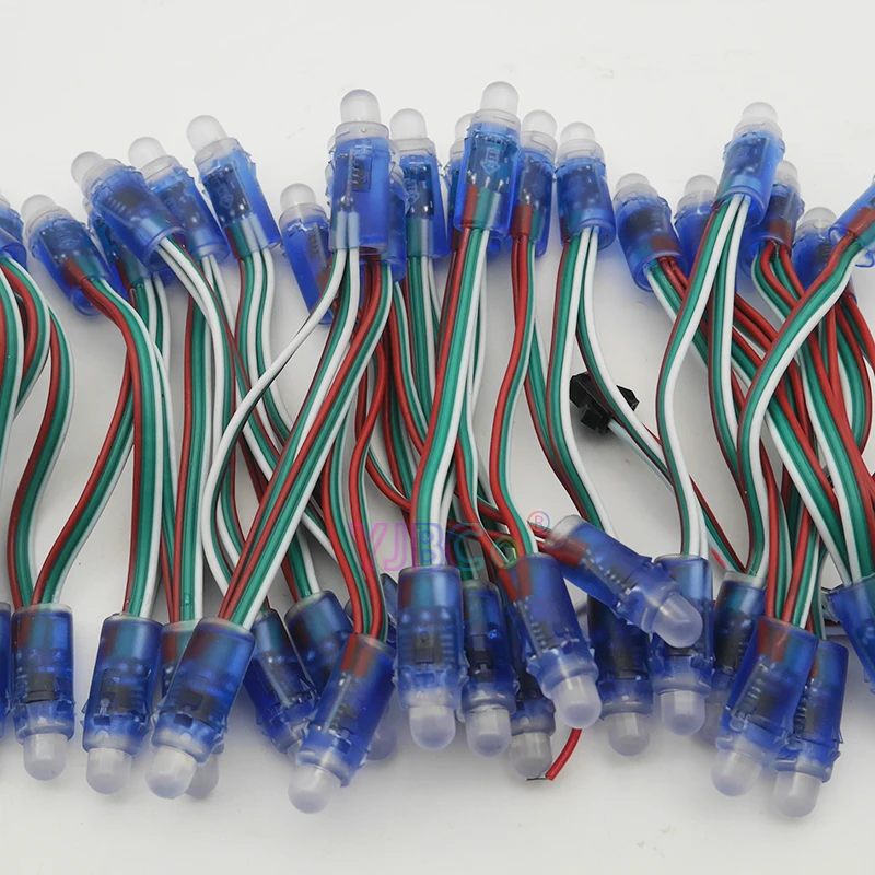 50 шт. WS2811 IC пикселей RGB светодиодный модуль светильник DC5V полный Цвет отлично