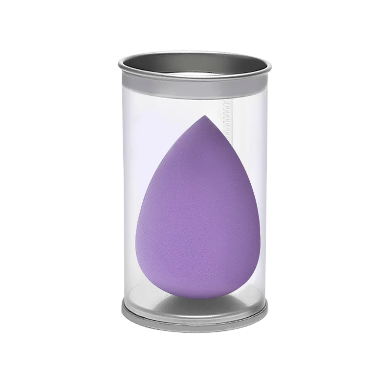 Purple 1 шт. косметика для губ спонж для нанесения макияжа мягкий женский Макияж контур основания губки для лица для влажного и Сухого использования - Цвет: Purple