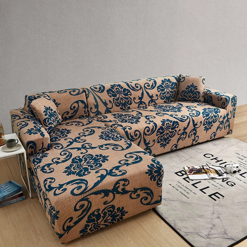 

Эластичный чехол для дивана с принтом, разноцветный домашний декор для гостиной, дивана, стула, 1/2/3/4 сиденья, эластичный полиэстеровый чехол...