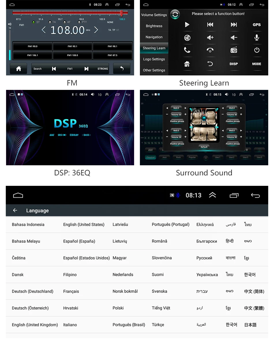 Jansite " RDS Wi-Fi автомобильное радио для Subaru Forester 3 2008-2012 Авторадио сенсорный экран для Android зеркало GPS-link плееры с рамкой