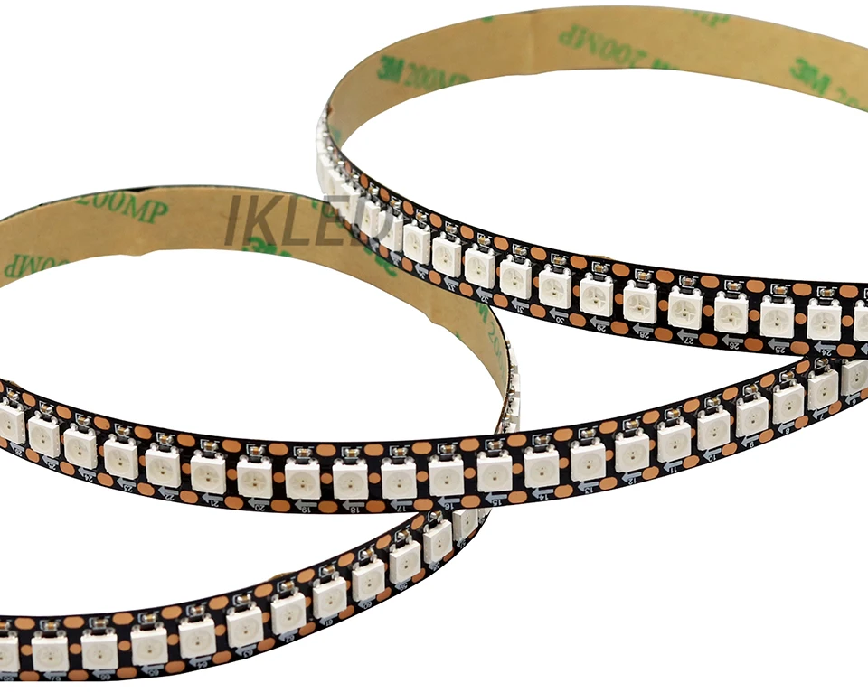 Освещение орнамент led Гибкая полоса сменный цвет SK6812 IC 144 светодиодов 144 чипов/м программа на пк программное обеспечение DC5V SMD5050RGB led