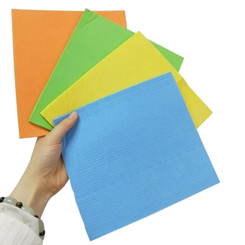 

Dishcloth Cellulose Sponge Cloths-Bulk 10 Pack Of Eco-Friendly No Odor Reusable Cleaning Cloths For Kitchen-Absorbent Dish Cloth