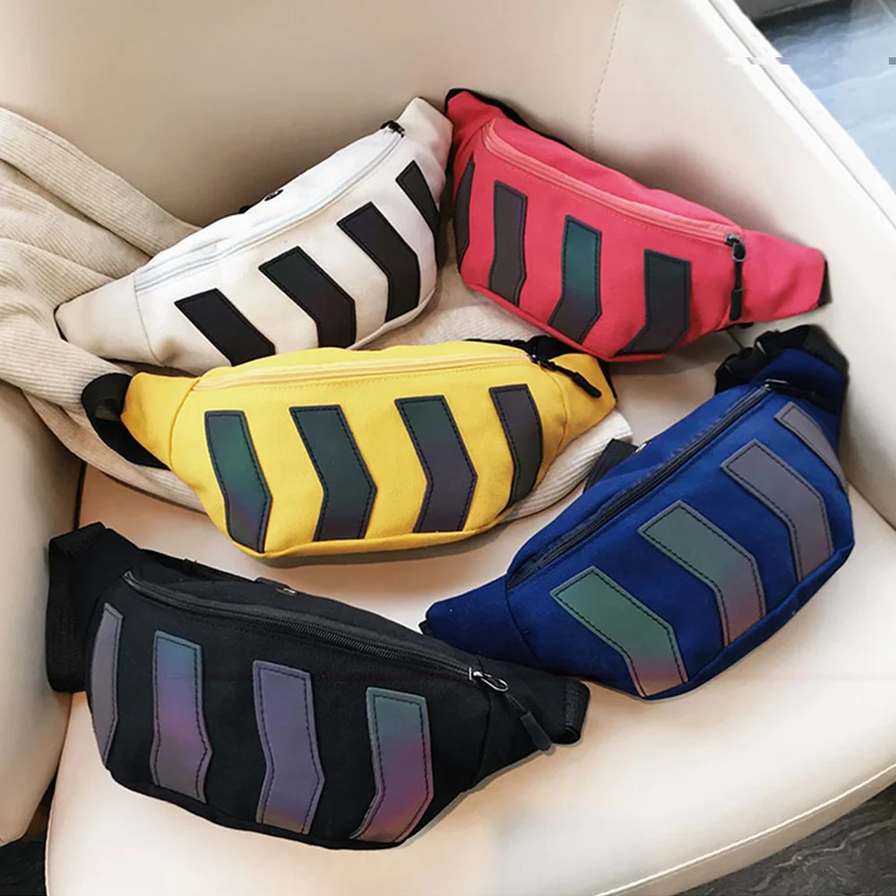 

Нагрудная сумка для мужчин полотняная поясная сумка, уличная Светоотражающая Повседневная дорожная Сумочка через плечо, забавные мешки на ...