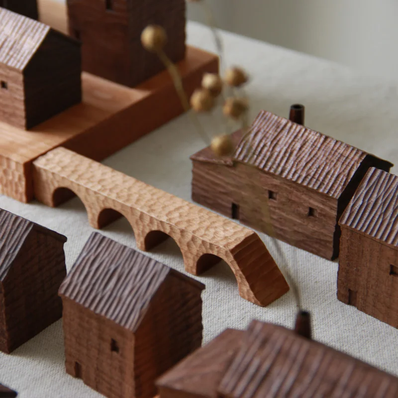 Деревянные украшения для дома из грецкого ореха деревянные ручной работы