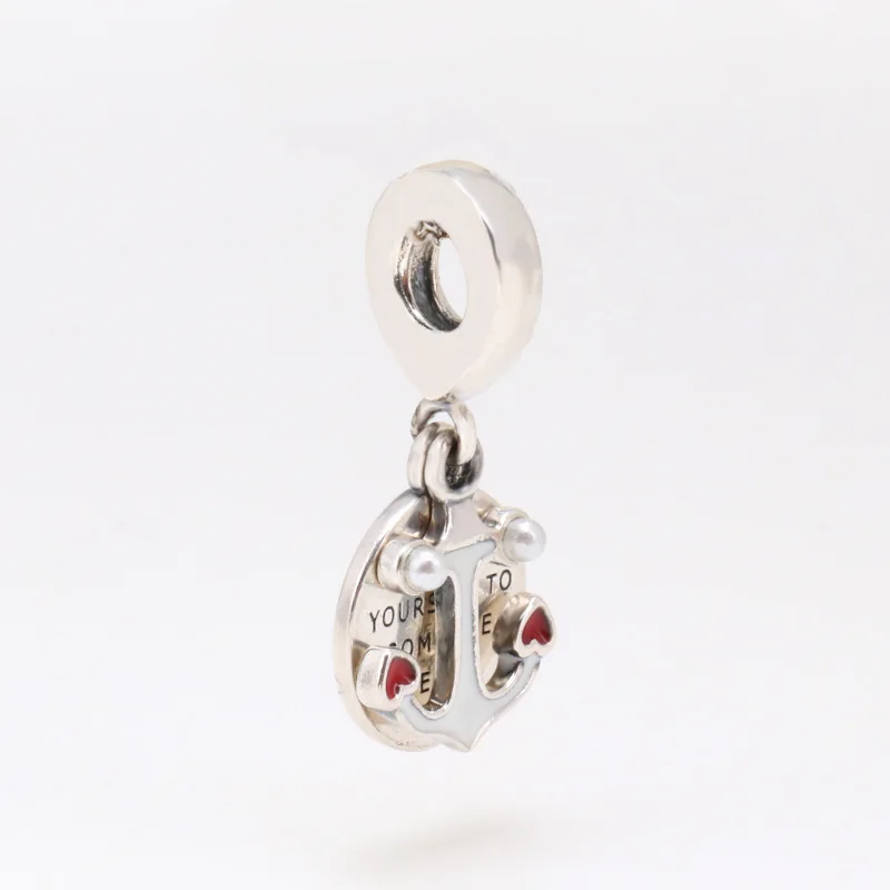 

Lorena Love Anchor 925 Silver String Decoration Fashion Temperament New Dream Boat Anchor Pendant Fit Original Charms Necklace