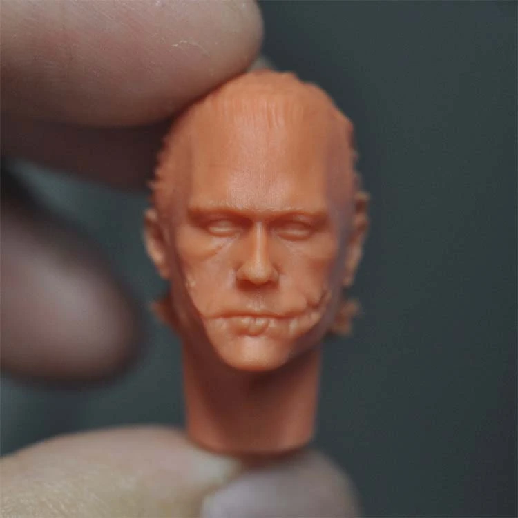 1/12 масштаб Heath Ledger Joker неокрашенные модели голов RobberVersion для 6 дюймовых фигурок