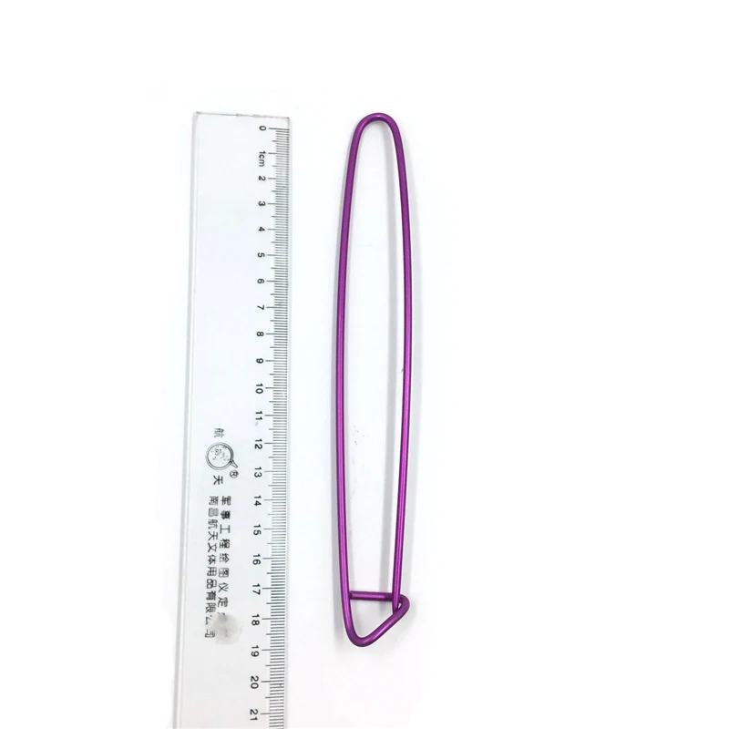 1pc 19cm Многоцветный Маркер Держатель для стежка игла Клип Ремесло Вязание крючком Блокировка ткацкое шитье инструменты - Цвет: 1pc 19cm
