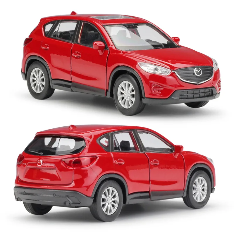 Лидер продаж модель автомобиля из сплава для Mazda CX 5 SUV 1:36 с металлической дверью
