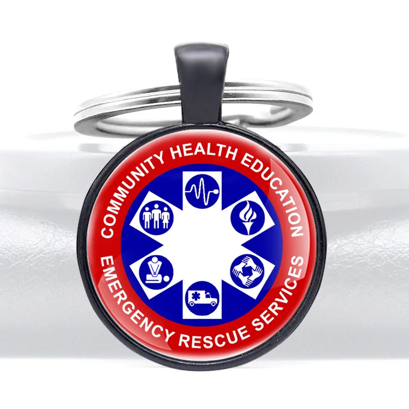 Мода для общества здоровье образование стеклянный купол кулон цепочка ключей