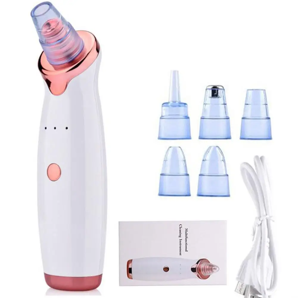 Electric Vacuum Pore Cleaner Blackhead Remover Acne Pores Remove Exfoliating Cleansing Facial Beauty Instrument USB Rechargeable electric acne pores remove vacuum pore cleaner blackhead remover exfoliating cleansing facial beauty instrument