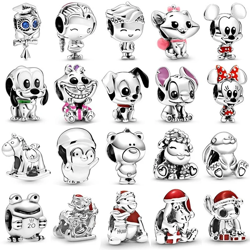 

New Arrival Girl Boy Dog cat Owl animal Bead Charm Fit European Pandora Charm Bracelets Jewelry Making Accessories
