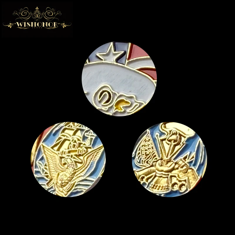 Новые товары 2017 сувенир из США монета спасибо ветеранам ранее и подарок никогда