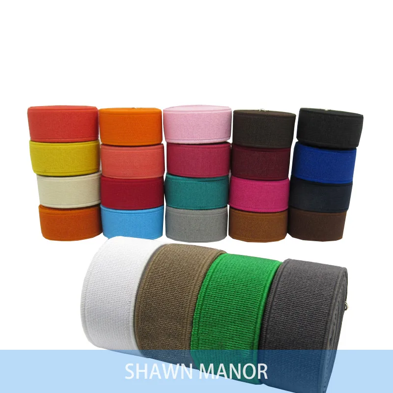 Лента эластичная цветная для шитья обуви/одежды 20 мм|elastic webbing band|elastic webbingwebbing band |