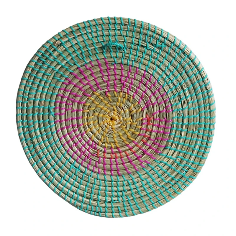 Плетеная настенная корзина в стиле бохо декоративный поднос из морских