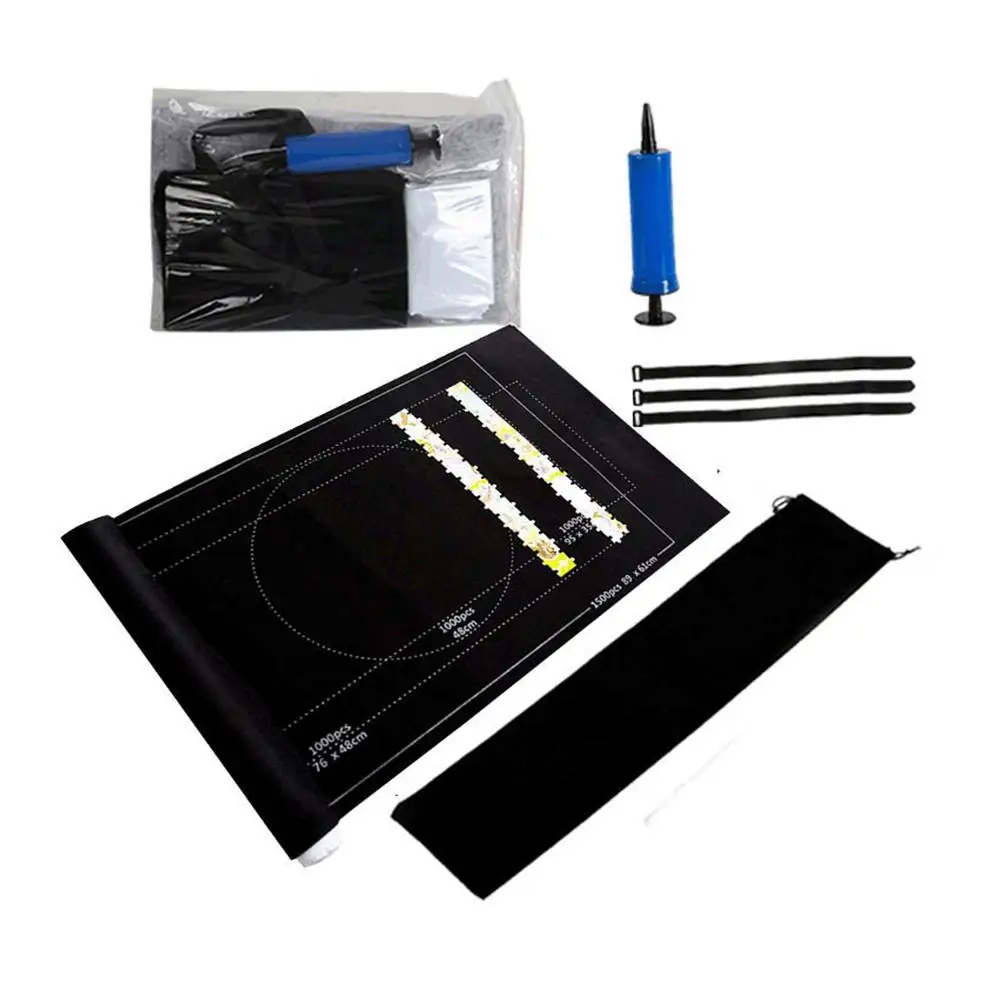 

Коврик с механизмом для пазззл 26x46 дюймов, с сумкой для переноски, для 1500 штук