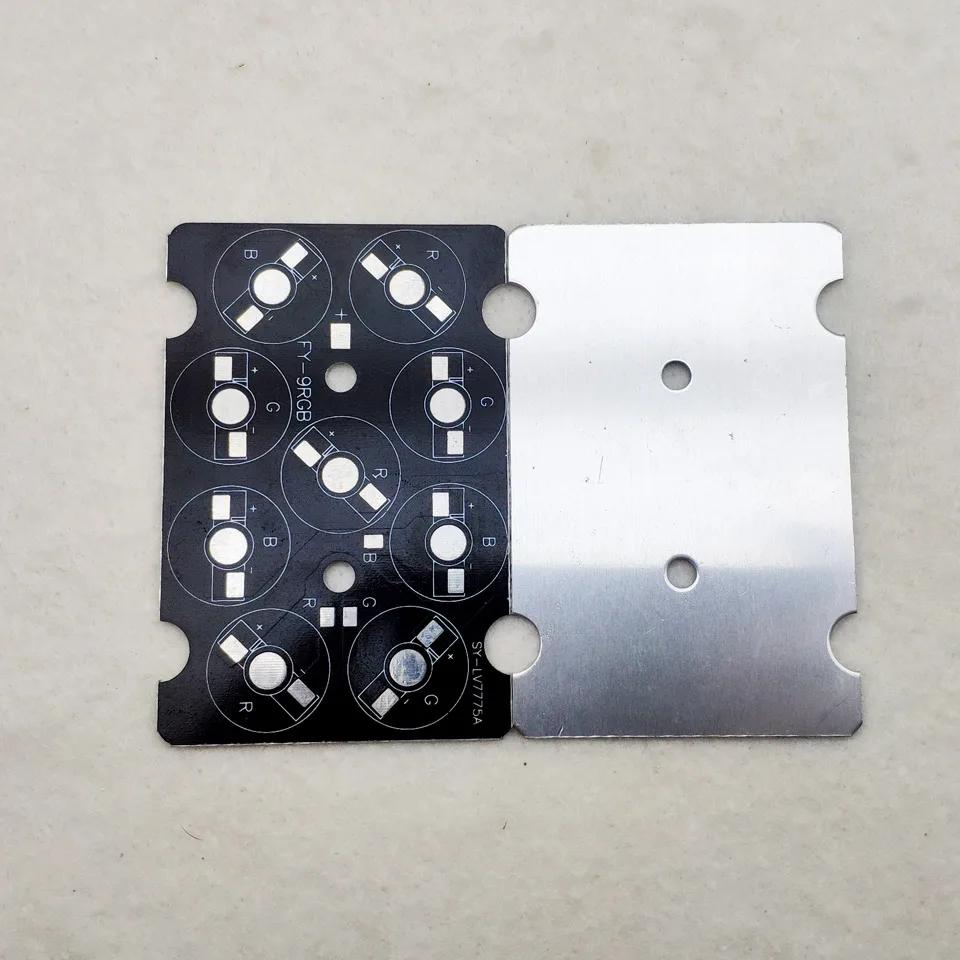 Светодиодная печатная плата 6 Вт RGB прожектор алюминиевая пластина радиатор